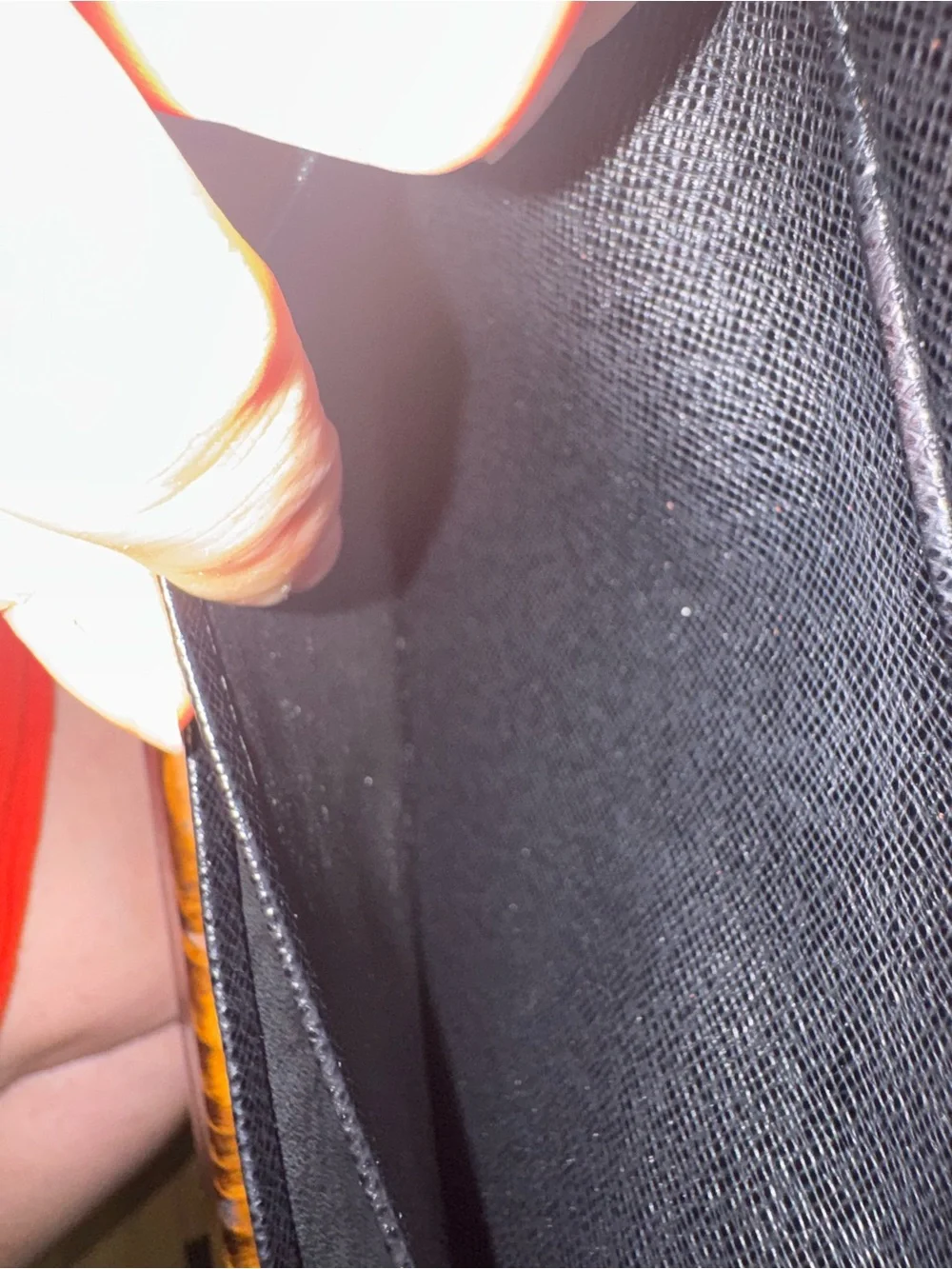 Louis Vuitton Black Epi Leather Long Bi-Fold Passport Wallet